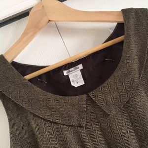 Wool jumper dress size M Brown